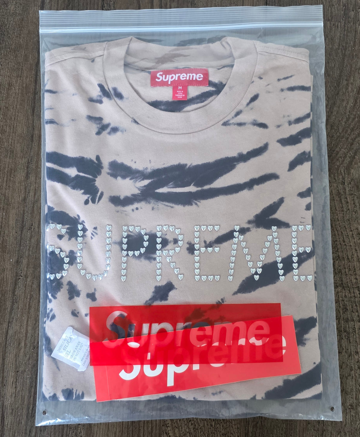 Supreme Hearts Studded S/S Top Tie Die