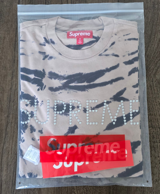 Supreme Hearts Studded S/S Top Tie Die