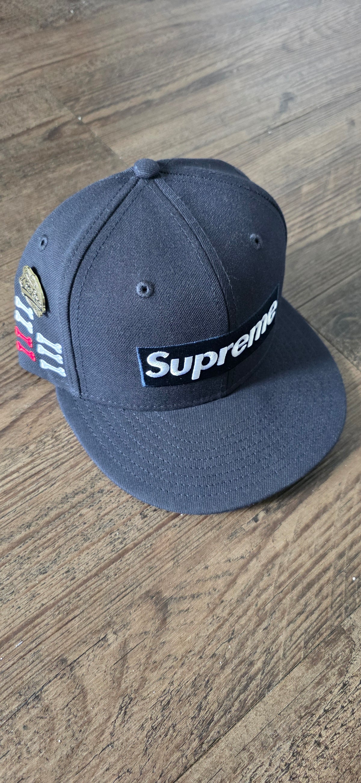 Supreme Bones Box Logo New Era 59Fifty Fitted Hat