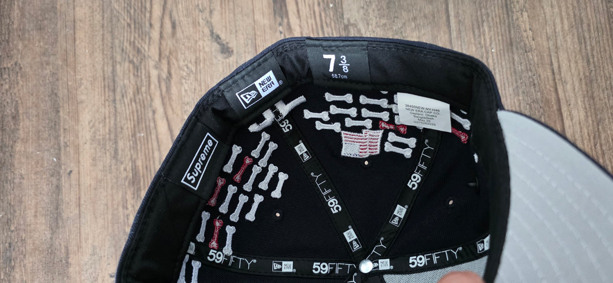 Supreme Bones Box Logo New Era 59Fifty Fitted Hat