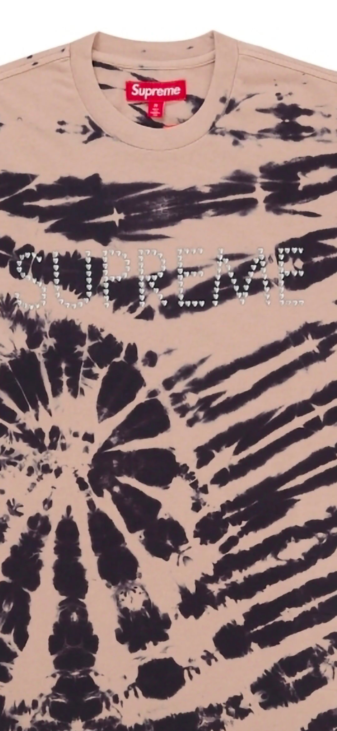 Supreme Hearts Studded S/S Top Tie Die